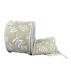 LINEN FOILAGE #40X10YD TAN