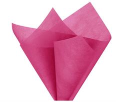 TISSUE WAXED 20X30 DARK PINK 250/PK