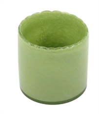 GLASS VASE 4.75" GREEN