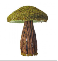 MUSHROOM MOSS/TWIG 12"