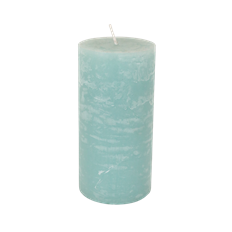 PILLAR CANDLE RUSTIC 6X12CM LAGOON