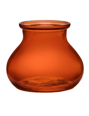 ROSIE POSIE VASE 5" RUSSET OR 12/CS