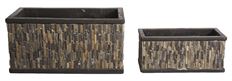 PLANTER MOSAIC CLAY SET/2