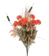 MUM/CATTAIL/ONION GRASS BUSH 25.5"