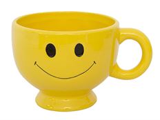 MUG SMILE FACE YELLOW
