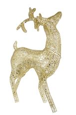 REINDEER 63"H SEQUIN GOLD