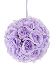 ROSE BALL 7" LILAC W/HANGER
