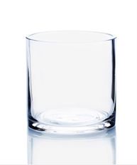 VASE CYLINDER 5"H 5"O CLEAR
