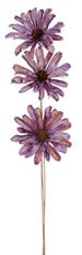 DAISY FLOWER LAVENDER 3/PK