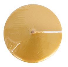 CANDLE FLOAT 3" METALLIC GOLD