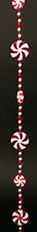 GARLAND 6' PEPPERMINT
