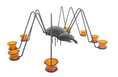 SPIDER VOTIVE HOLDER X8 BLACK