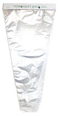 SLEEVE SHOWCASE ROSE WHITE 100/PK