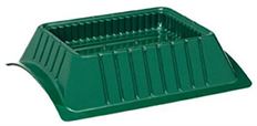 CASKET SADDLE 14" GREEN 18/CS