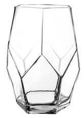 PRISM VASE 8" CLEAR 6/CS