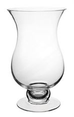 CHARLOTTE VASE 9" CLEAR 6/CS