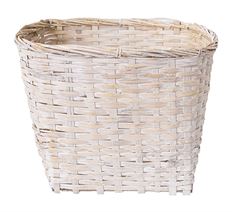 POTCOVER 10" SQUARE RATTAN WHITEW