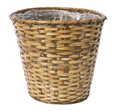 POTCOVER 18" RATTAN W/LINER