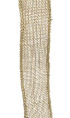 BURLAP WIRED 09 NATURAL 25YD RIBBON