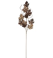 FALL LEAVES CONE SPRAY 27"