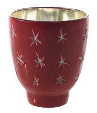 JOLLY VOTIVE 3X3.5 RED